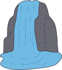 illustration of falls