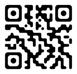 QR code icon transparent png. Vector