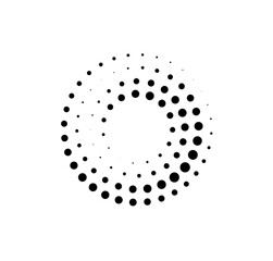 png twirl icon curve spiral logotype design template concentric stripes black white style artistic texture movement image vector abstract round visual modern

