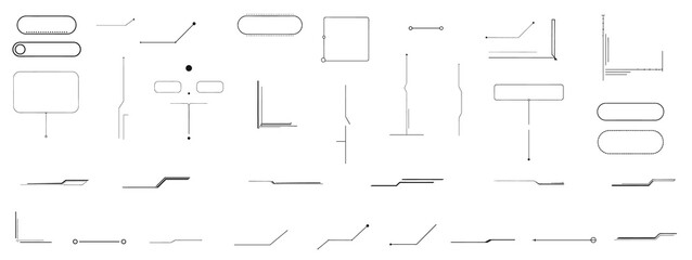 Tech, box, bar, futuristic, title in a clean digital layout. Transparent PNG perfect for Overlay in dashboards, media graphics, data presentations, and modern UI designs. Includes high-res PNG file.