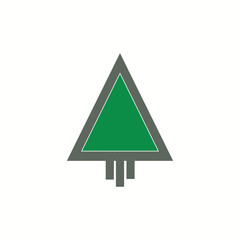 Triangle logo icon creative design Vector