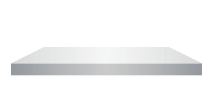 3d empty white rectangular podium, top table mockup, modern pedestal and platform, concrete flooring stand stage, empty stages and podium stair template for product presentation, cement shelf