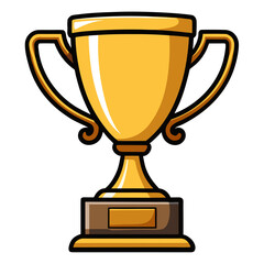 Gold Trophy Cup Icon