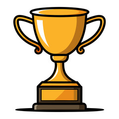 Gold Trophy Cup Icon