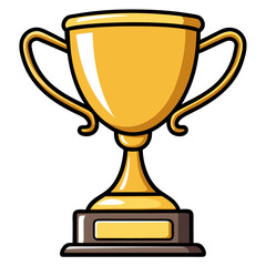 Gold Trophy Cup Icon