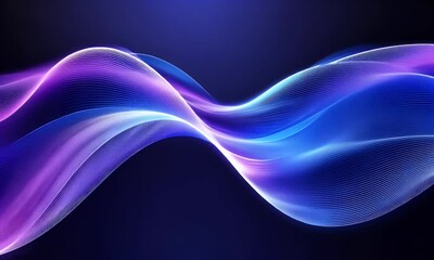 3D render, abstract fluid background with wavy, colorful shapes and neon colors. Background for desi - Powered by Adobe