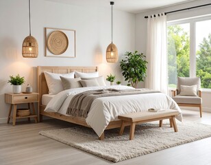 Cozy bedroom interior