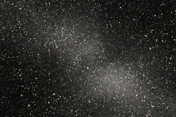 Obraz premium capture photorealistic ultraminimalist image of night sky filled with bright stars against dark background