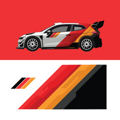 livery decal design for rally car background wrap