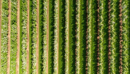 Aerial view of an orchard (3)