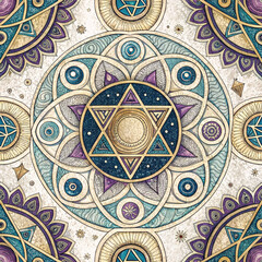 seamless pattern with flowers