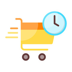 Delivery Flat Style Icon