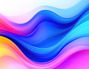 Abstract vibrant wavy background