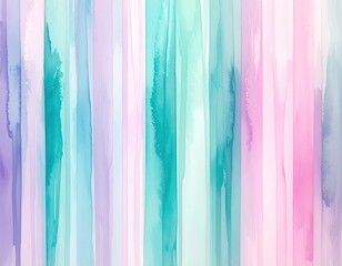 Abstract watercolor stripes