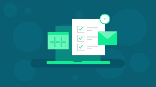 AI driven work flow management system, checklist for work accomplishment, date and time for work deadline. Email sending reminder.