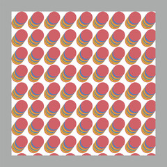  Vector geometric seamless monochrome pattern
