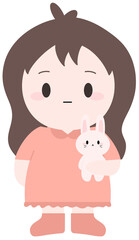 동물토끼(사람인형)