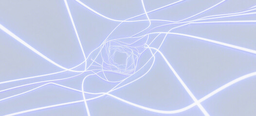 Abstract Fractured Glass Design with Turquoise Lines