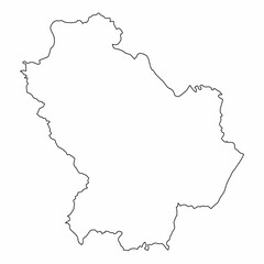 Obraz premium Basilicata outline map