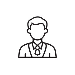 A male in a shirt and tie.