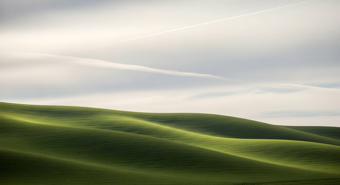 Rolling hillscape