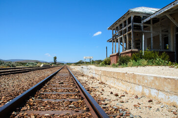 Abandoned Vondeling Railway Station, Eastern Cape