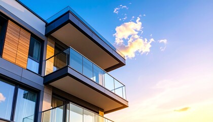 Modern Apartment Building Exterior Architectural Design and Luxury Living