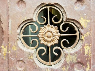 Wrought iron flower.