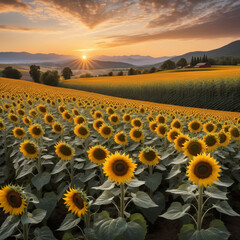 Obraz premium Sonnenblumen 12