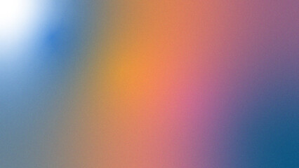 Blue orange pink yellow colorful abstract background. Color gradient ombre blend. Smooth transition. Bright light glow shimmer. Soft blur. Vibrant vivid tones. Neon effect. High contrast texture © Background & Texture