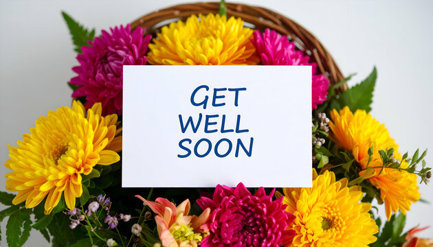 Get Well Soon Flowers. - Powered by Adobe