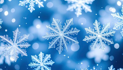 Close-up of ice crystals shining delicately