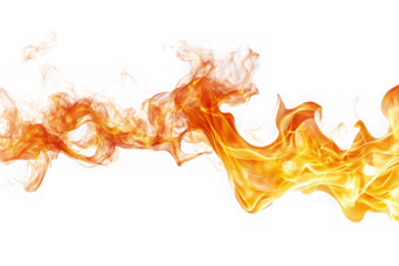 Fiery flame effect png image, burning fire graphic, hot fire element, realistic fire illustration, fire design isolated on transparent background