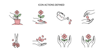 Plant Care Icons: Cultivating Growth and Nurturing Nature