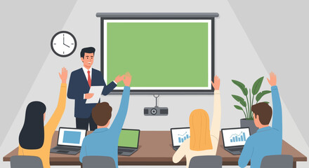 Interactive Business Presentation with Audience Participation