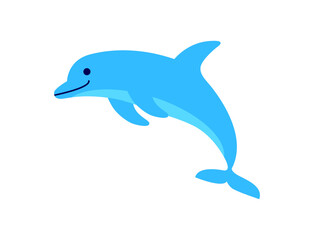 イルカ　海　青　いるか　イラスト