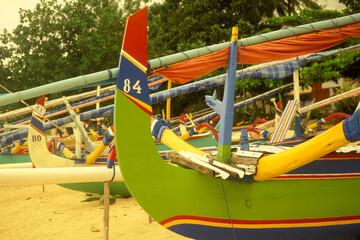 INDONESIA BALI NUSA DUA FISHING BOAT