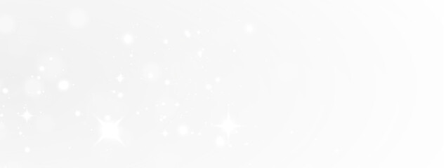 Celebration dust and glowing white png background.