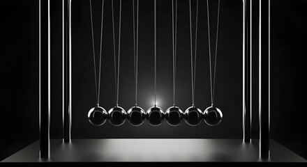 Newtons cradle illustration