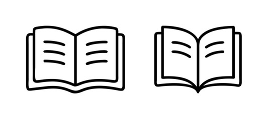 open book icons that represent reading and knowledge