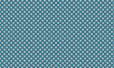 Colorful Seamless Circles Pattern with Radial Geometric Motifs