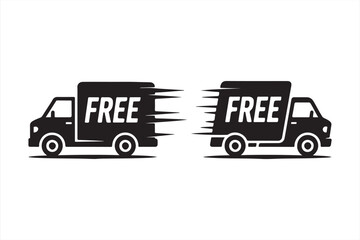 Dynamic Delivery Trucks with Speed Effect and 