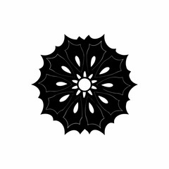 unique Tumbleweed silhouette illustration isolated on white background