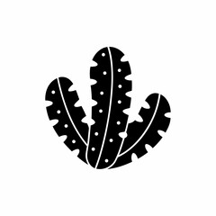 unique Tumbleweed silhouette illustration isolated on white background