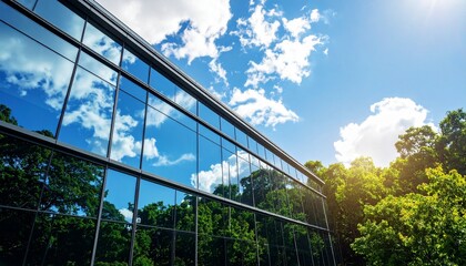 sky reflection in window