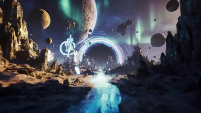 Emerging into an Otherworldly Surreal Dimension

