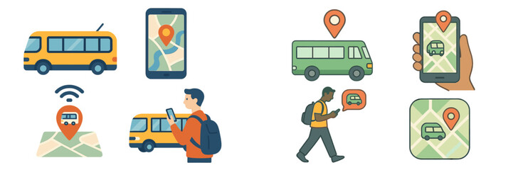 Finding bus routes with mobile apps while commuting in a urban setting during daylight hours