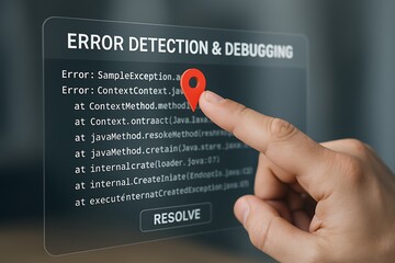 Troubleshooting software errors debugging code fixing bugs resolving issues error detection and debugging