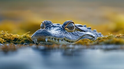 Spectacular Close-Up of an Alligator in its Natural Habitat
