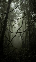 Obraz premium morning in the forest